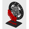 Suporte publicitário com QR code